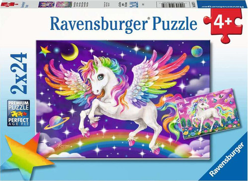 Unicorn and Pegasus (2 x 24 pc Puzzles) 1