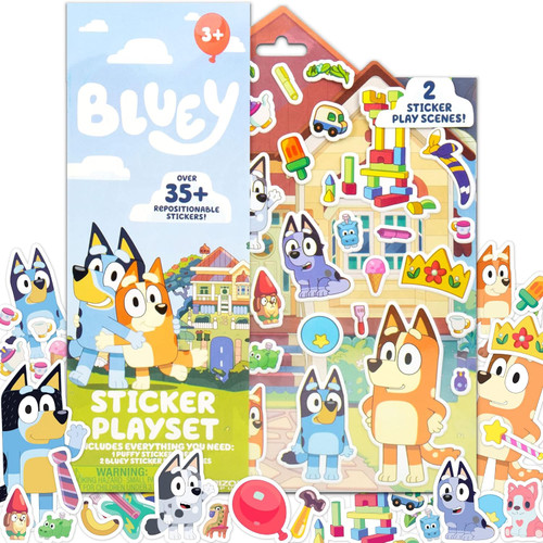 Bluey Color And Sticker Playset