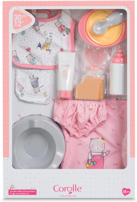 Corolle Large Pink Accessories Set 2