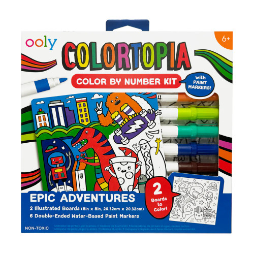 Epic Adventure Color By Number Colortopia