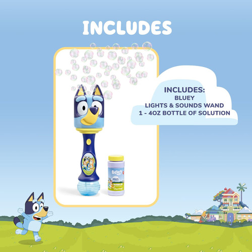 Bluey Lights And Sound Bubble Wand