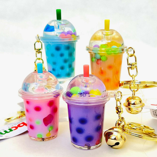 Pastel Round Top Boba Floaty Key  (assorted) 1 Pastel Round Top Boba Floaty Key  (assorted) 1