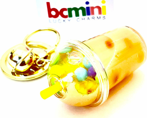 Pastel Round Top Boba Floaty Key  (assorted) 2 Pastel Round Top Boba Floaty Key  (assorted) 2