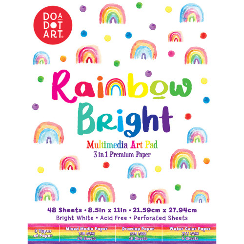 Rainbow Bright Art Pad
