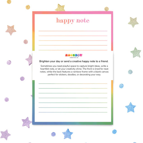 Happy Note Notepad Rainbow Edition