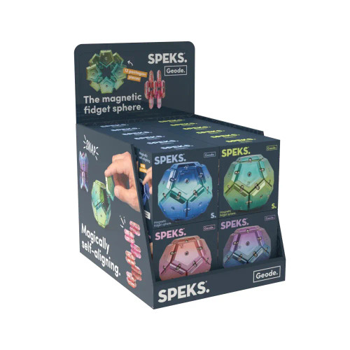 Speks Geode Chrome Magnets