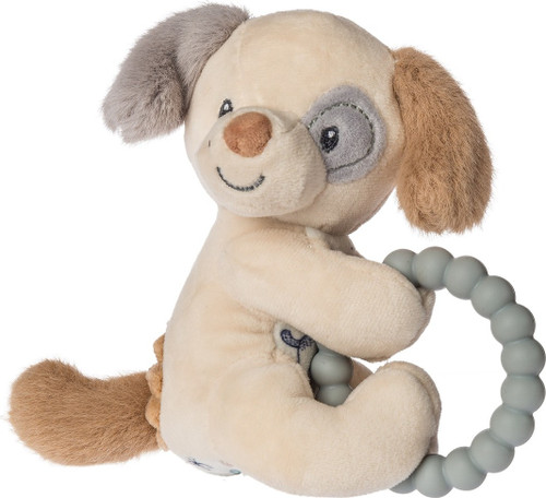 Sparky Puppy Teether Rattle - 6\" 1