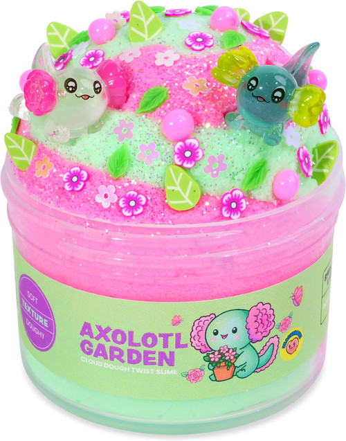 Axolotl Garden Cloud Twist Slime 1