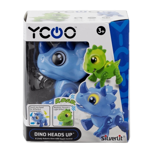 Dino Heads Up Blue Stegosaurus Dino Heads Up Blue Stegosaurus