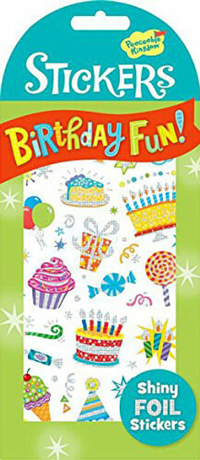 Shiny Foil Birthday Fun! Sticker Pack 1