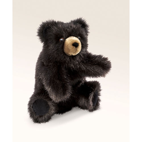 Bear, Black Baby Hand Puppet 2