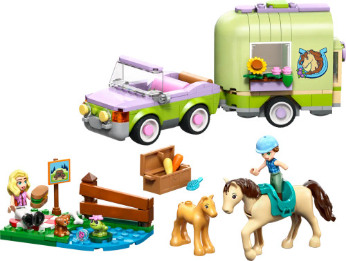 Horse And Baby Foal Trailer