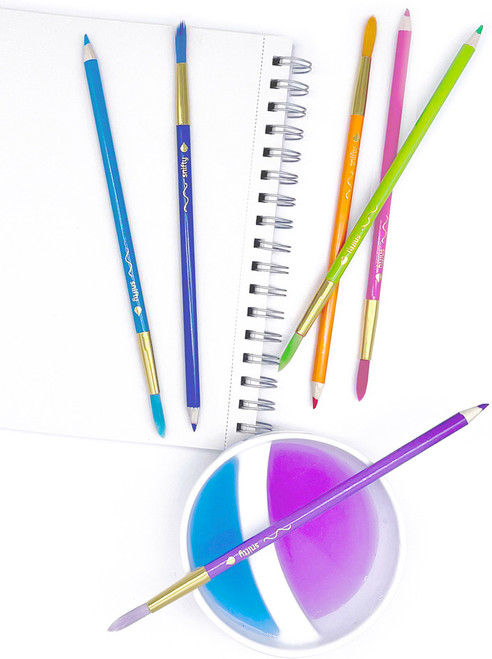 Color Brush Watercolor Pencil & Paintbrush in One Pastels 2