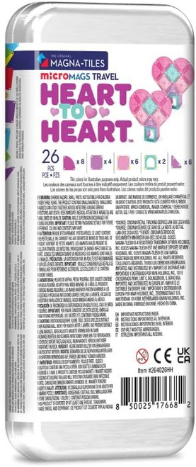 Heart To Heart Micromags 26 Piece Travel Set