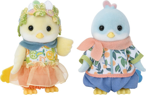 Calico Critters Bl Citrus Bird Family 1
