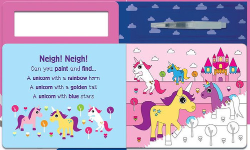 Unicorns Water Painting Seek And Find