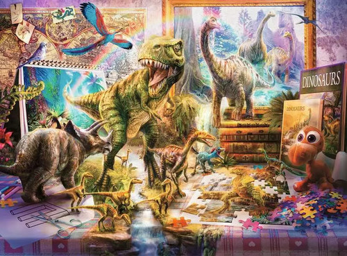 Dinosaur Escape 100 pc Puzzle 2