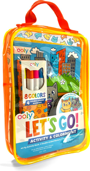 Let's Go! Activity & Coloring Kit - Kitty in the City 2