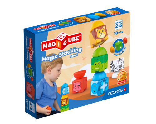 Magicube Magic Stacking Safari Animals 10 Pcs Set