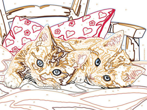 Two Cuddly Cats Creart
