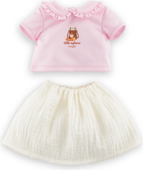 14\" T-Shirt & Skirt - Little Explorer 1