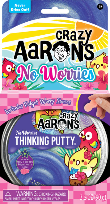 No Worries - Full Size 4\" Thinking Putty Tin 2