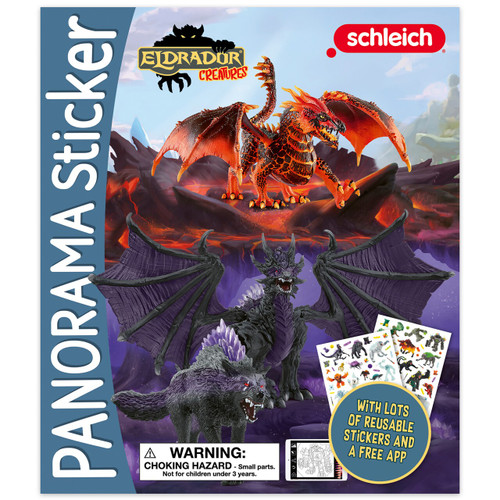 Schleich Dragon Panarama Sticker Book