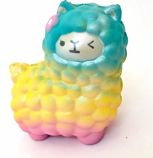 Rainbow Llama Squishy-6 1