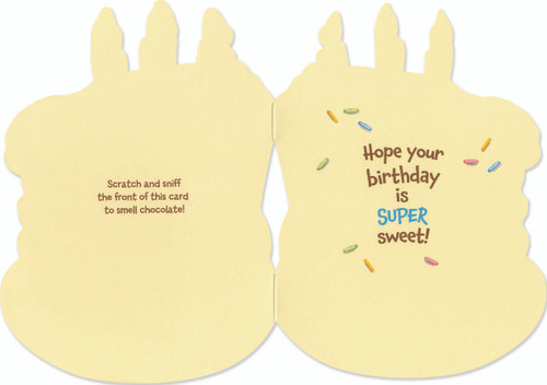 Chocolate Birthday Cake Scratch & Sniff 1