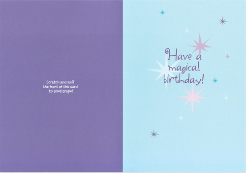 Grape Unicorn Scratch & Sniff Card 2
