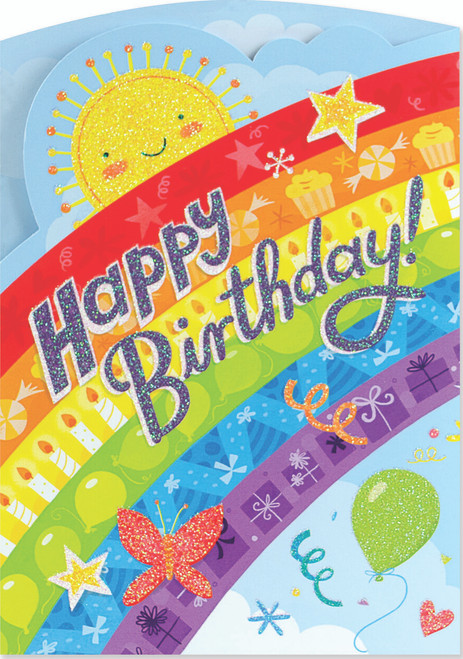 Rainbow Tri-Fold Card 1