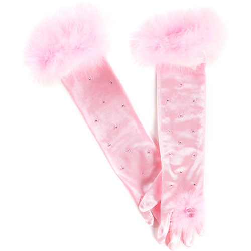Princess Gloves (pink, OS 1