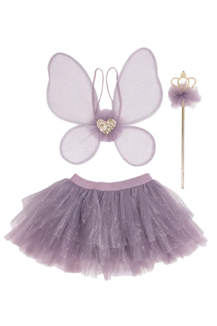 Royal Fairy Princess Skirt Set Purple