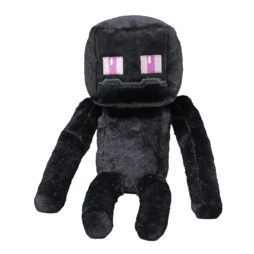 Enderman  Minecraft Black Floppy Plush