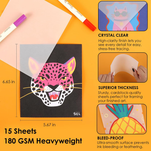 Retro Groove Trace And Color Drawing Kit