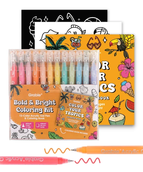 Tropics Bright And Bold Coloring Kit