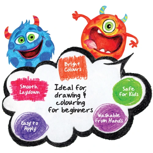 24 Count Jumbo Wax Crayons