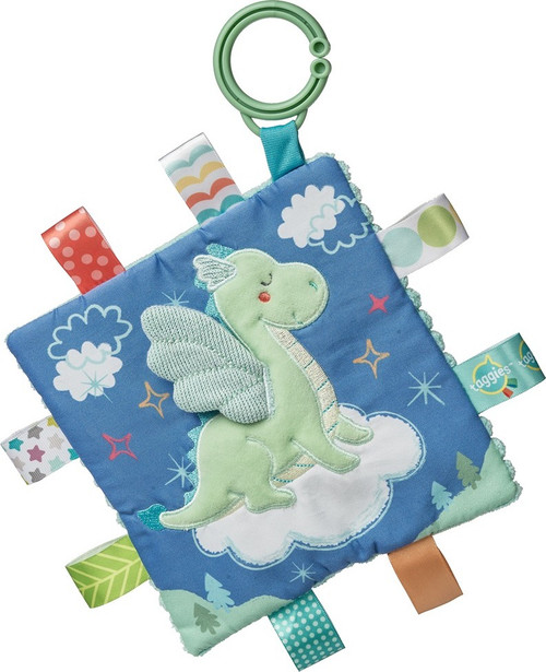 Taggies Crinkle Me Drax Dragon - 6x6\" 1