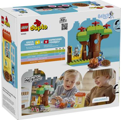 LEGO® DUPLO® Bluey Pizza Girls with Muffin and Bluey 2