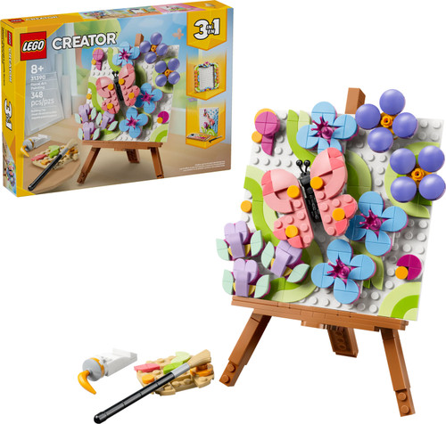 LEGO® Creator Floral Art Decor Painting 1