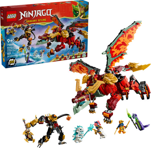 LEGO® NINJAGO® Wyldfyre's Transforming Dragon Mech 1