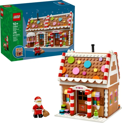LEGO® Festive Gingerbread House 1