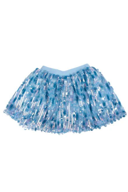 Superstar Sequins Skirt Blue