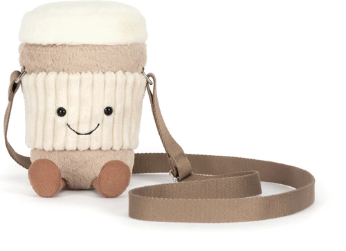 Amuseables Perkle Coffee Shoulder Bag  1