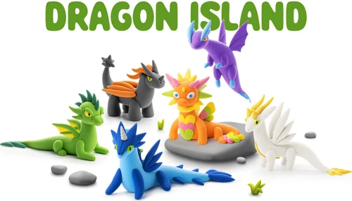 Hey Clay Dragon Island 2
