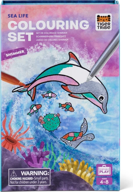 Shimmer Coloring Set -Sea Life 1