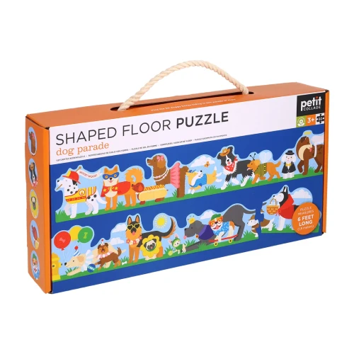 Shaped Floor Puzzle Dog Parade