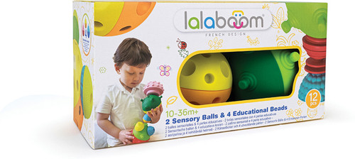 Lalaboom Sensory Balls & Beads - 12 pc 1