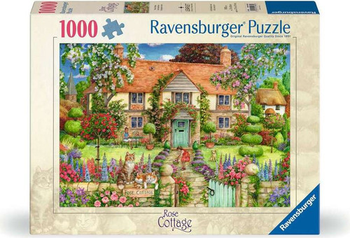 Rose Cottage 1000 Pc Puzzle 1