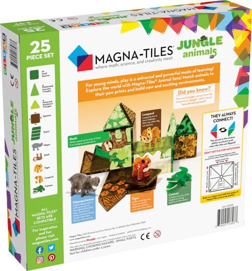 Magna-Tiles Jungle Animals 25 Piece Set 2